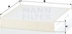 Mann-Filter CU 22 034 - Filtrs, Salona telpas gaiss ps1.lv