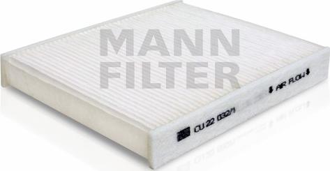 Mann-Filter CU 22 032/1 - Filtrs, Salona telpas gaiss ps1.lv