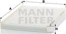 Mann-Filter CU 2218 - Filtrs, Salona telpas gaiss ps1.lv