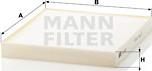 Mann-Filter CU 2227 - Filtrs, Salona telpas gaiss ps1.lv