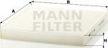 Mann-Filter CU 27 008 - Filtrs, Salona telpas gaiss ps1.lv