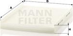 Mann-Filter CU 27 007 - Filtrs, Salona telpas gaiss ps1.lv