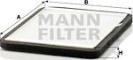 Mann-Filter CUK 2424 - Filtrs, Salona telpas gaiss ps1.lv