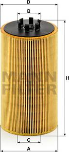 Mann-Filter HU 13 125 x - Eļļas filtrs ps1.lv