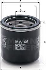 Mann-Filter MW 65 - Eļļas filtrs ps1.lv