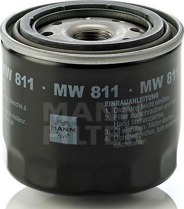 Mann-Filter MW 811 - Eļļas filtrs ps1.lv