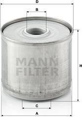Mann-Filter P 917/1 x - Degvielas filtrs ps1.lv
