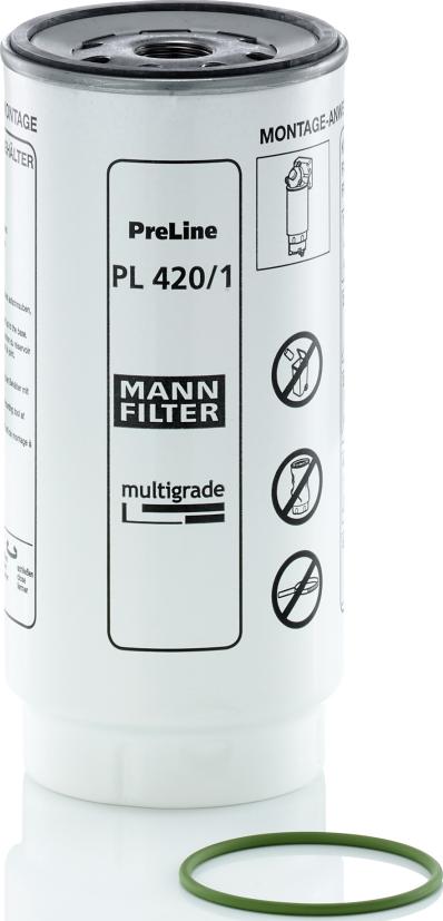 Mann-Filter PL 420/1 x - Degvielas filtrs ps1.lv