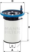 Mann-Filter PU 7005 - Degvielas filtrs ps1.lv