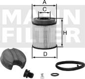 Mann-Filter U 620/2 x KIT - Karbamīda filtrs ps1.lv