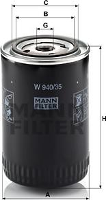 Mann-Filter W 940/35 - Eļļas filtrs ps1.lv