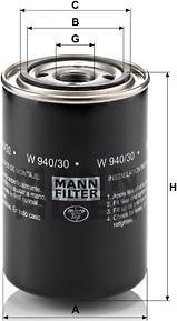 Mann-Filter W 940/30 - Eļļas filtrs ps1.lv