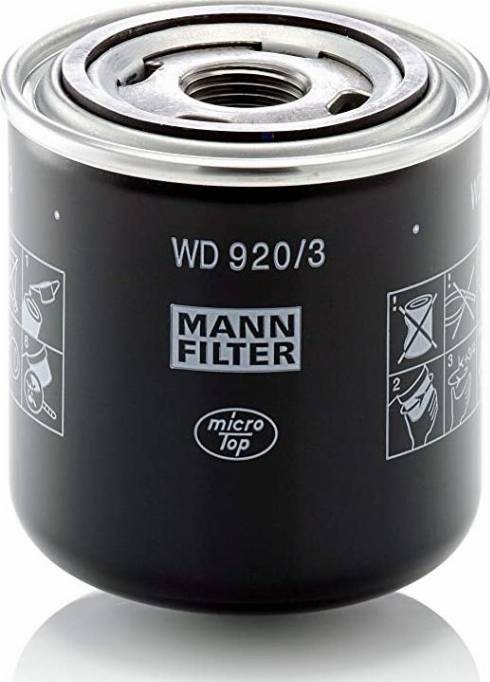 Mann-Filter W 920/3 - Eļļas filtrs ps1.lv
