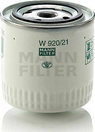 Mann-Filter W 920/21 (10) - Eļļas filtrs ps1.lv