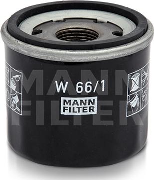 Mann-Filter W 66/1 - Eļļas filtrs ps1.lv