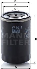 Mann-Filter W 6014 - Eļļas filtrs ps1.lv