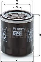 Mann-Filter W 6025 - Eļļas filtrs ps1.lv