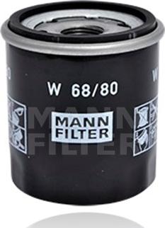 Mann-Filter W 68/80 - Eļļas filtrs ps1.lv