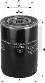 Mann-Filter W 1150/5 - Eļļas filtrs ps1.lv