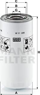 Mann-Filter W 11 006 - Eļļas filtrs ps1.lv