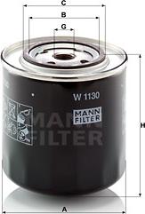 Mann-Filter W 1130 - Eļļas filtrs ps1.lv