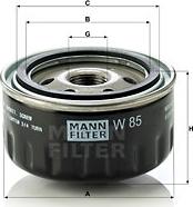 Mann-Filter W 85 - Eļļas filtrs ps1.lv