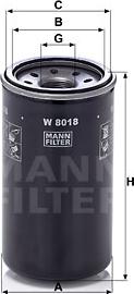 Mann-Filter W 8018 - Eļļas filtrs ps1.lv