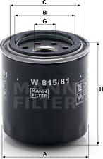 Mann-Filter W 815/81 - Eļļas filtrs ps1.lv