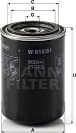 Mann-Filter W 818/81 - Eļļas filtrs ps1.lv