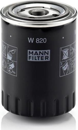 Mann-Filter W 820 - Eļļas filtrs ps1.lv