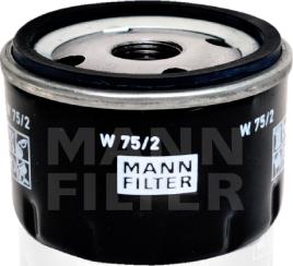 Mann-Filter W 75/2 - Eļļas filtrs ps1.lv
