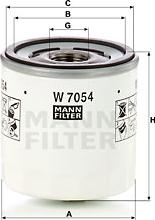 Mann-Filter W 7054 - Eļļas filtrs ps1.lv