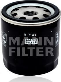 Mann-Filter W 714/3 - Eļļas filtrs ps1.lv