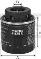 Mann-Filter W 712/90 - Eļļas filtrs ps1.lv