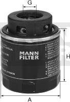 Mann-Filter W 712/91 - Eļļas filtrs ps1.lv