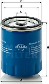 Mann-Filter W 712/15 - Eļļas filtrs ps1.lv