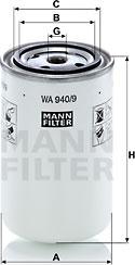 Mann-Filter WA 940/9 - Dzesēšanas šķidruma filtrs ps1.lv