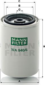Mann-Filter WA 940/6 - Dzesēšanas šķidruma filtrs ps1.lv