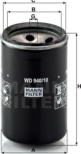 Mann-Filter WA 940/10 - Dzesēšanas šķidruma filtrs ps1.lv