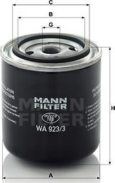 Mann-Filter WA 923/3 - Dzesēšanas šķidruma filtrs ps1.lv