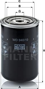 Mann-Filter WD 940/19 - Eļļas filtrs ps1.lv