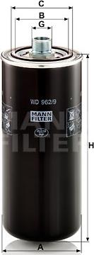 Mann-Filter WD 962/9 - Eļļas filtrs ps1.lv