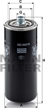 Mann-Filter WD 962/19 - Hidrofiltrs, Automātiskā pārnesumkārba ps1.lv