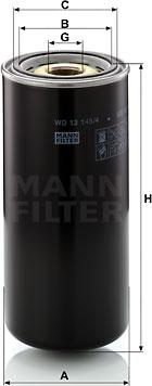 Mann-Filter WD 13 145/4 - Eļļas filtrs ps1.lv