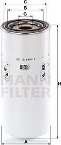 Mann-Filter WD 13 145/18 - Eļļas filtrs ps1.lv