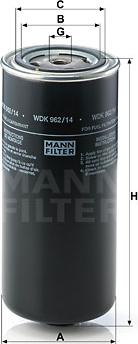 Mann-Filter WDK 962/14 - Degvielas filtrs ps1.lv