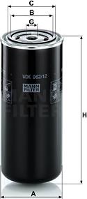 Mann-Filter WDK 962/12 - Degvielas filtrs ps1.lv