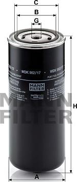 Mann-Filter WDK 962/17 - Degvielas filtrs ps1.lv