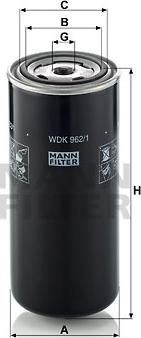 Mann-Filter WDK 962/1 - Degvielas filtrs ps1.lv