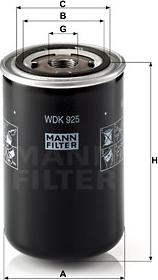 Mann-Filter WDK 925 - Degvielas filtrs ps1.lv